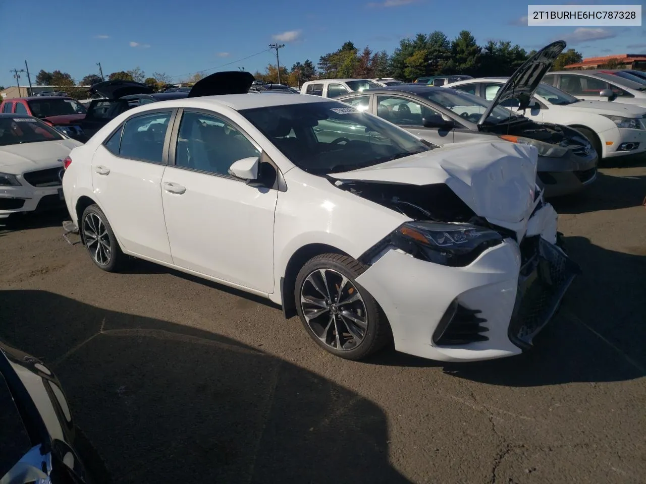 2017 Toyota Corolla L VIN: 2T1BURHE6HC787328 Lot: 75622494