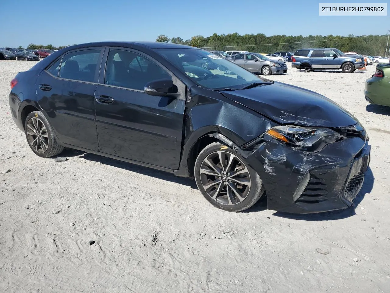 2017 Toyota Corolla L VIN: 2T1BURHE2HC799802 Lot: 75690224