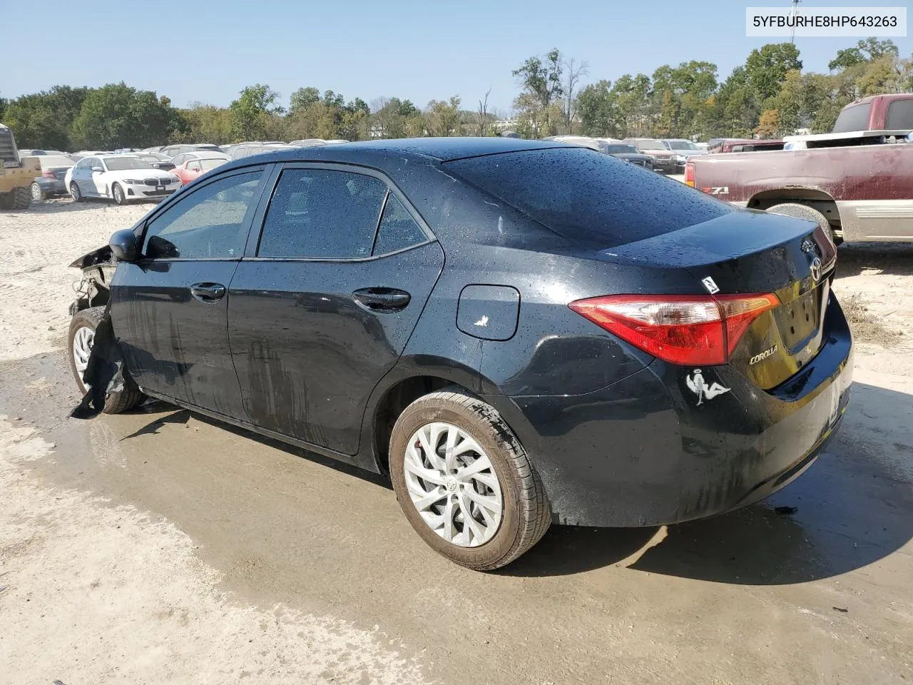 2017 Toyota Corolla L VIN: 5YFBURHE8HP643263 Lot: 75703694