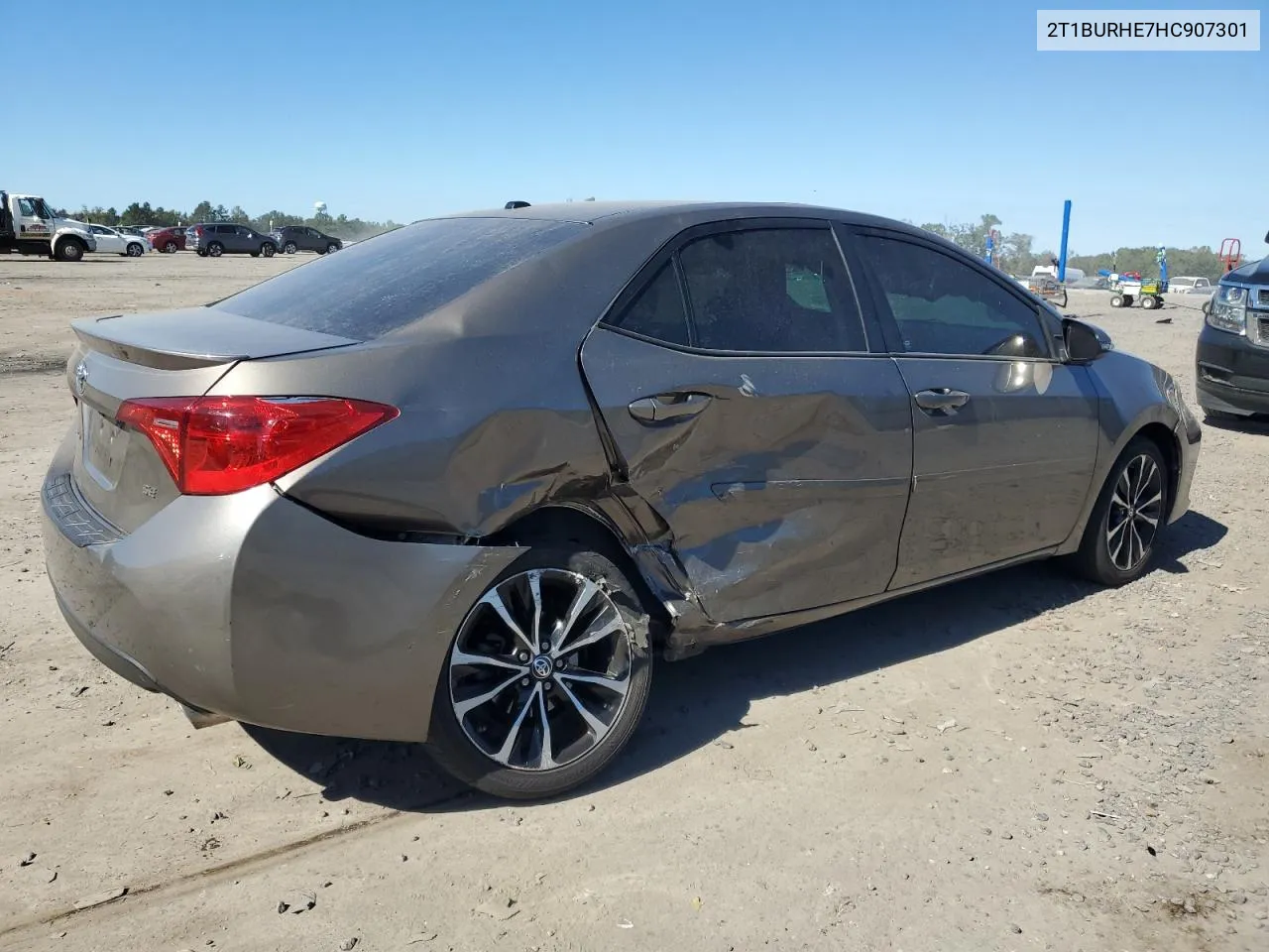 2017 Toyota Corolla L VIN: 2T1BURHE7HC907301 Lot: 75833284