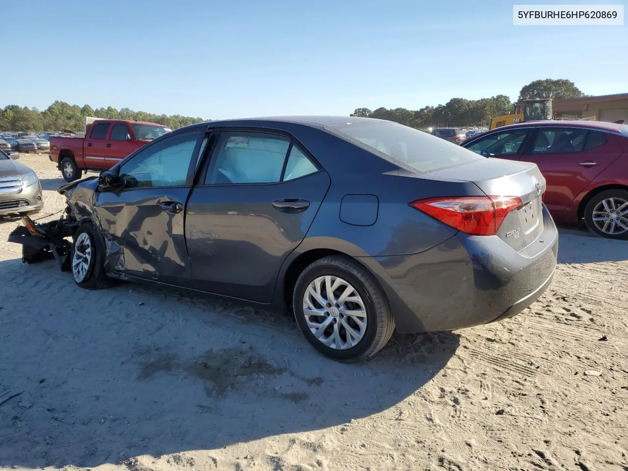 2017 Toyota Corolla L VIN: 5YFBURHE6HP620869 Lot: 75852004