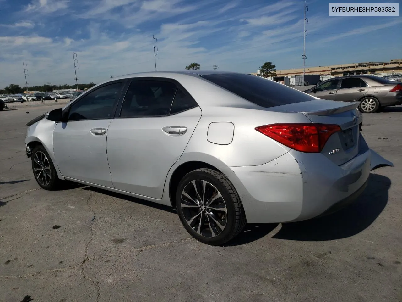 2017 Toyota Corolla L VIN: 5YFBURHE8HP583582 Lot: 75877024