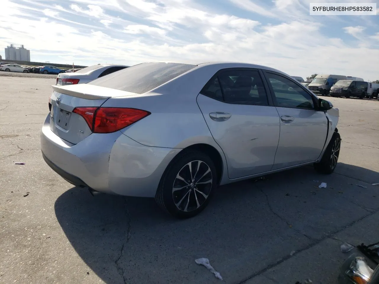 2017 Toyota Corolla L VIN: 5YFBURHE8HP583582 Lot: 75877024