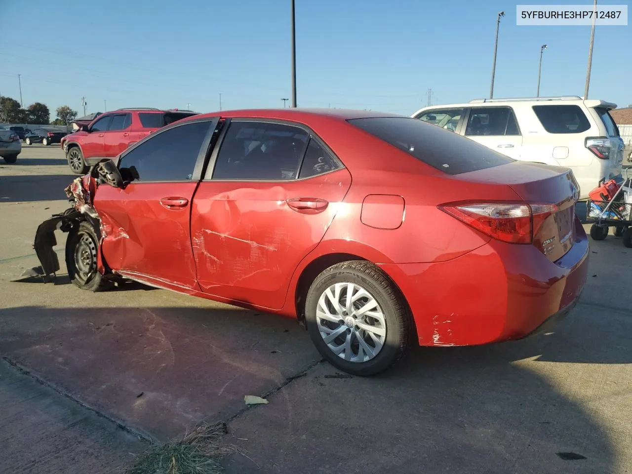 2017 Toyota Corolla L VIN: 5YFBURHE3HP712487 Lot: 75925704