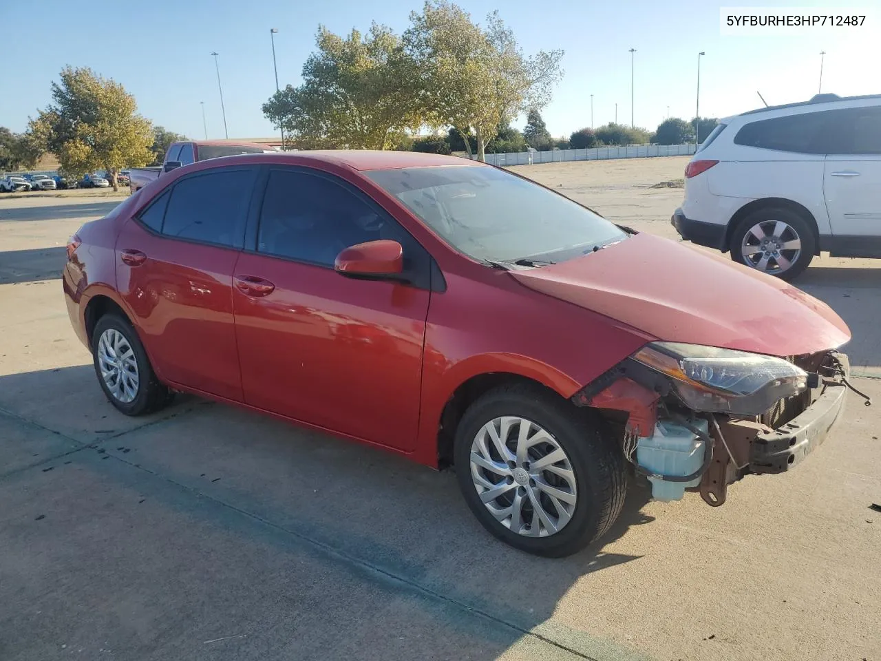 2017 Toyota Corolla L VIN: 5YFBURHE3HP712487 Lot: 75925704