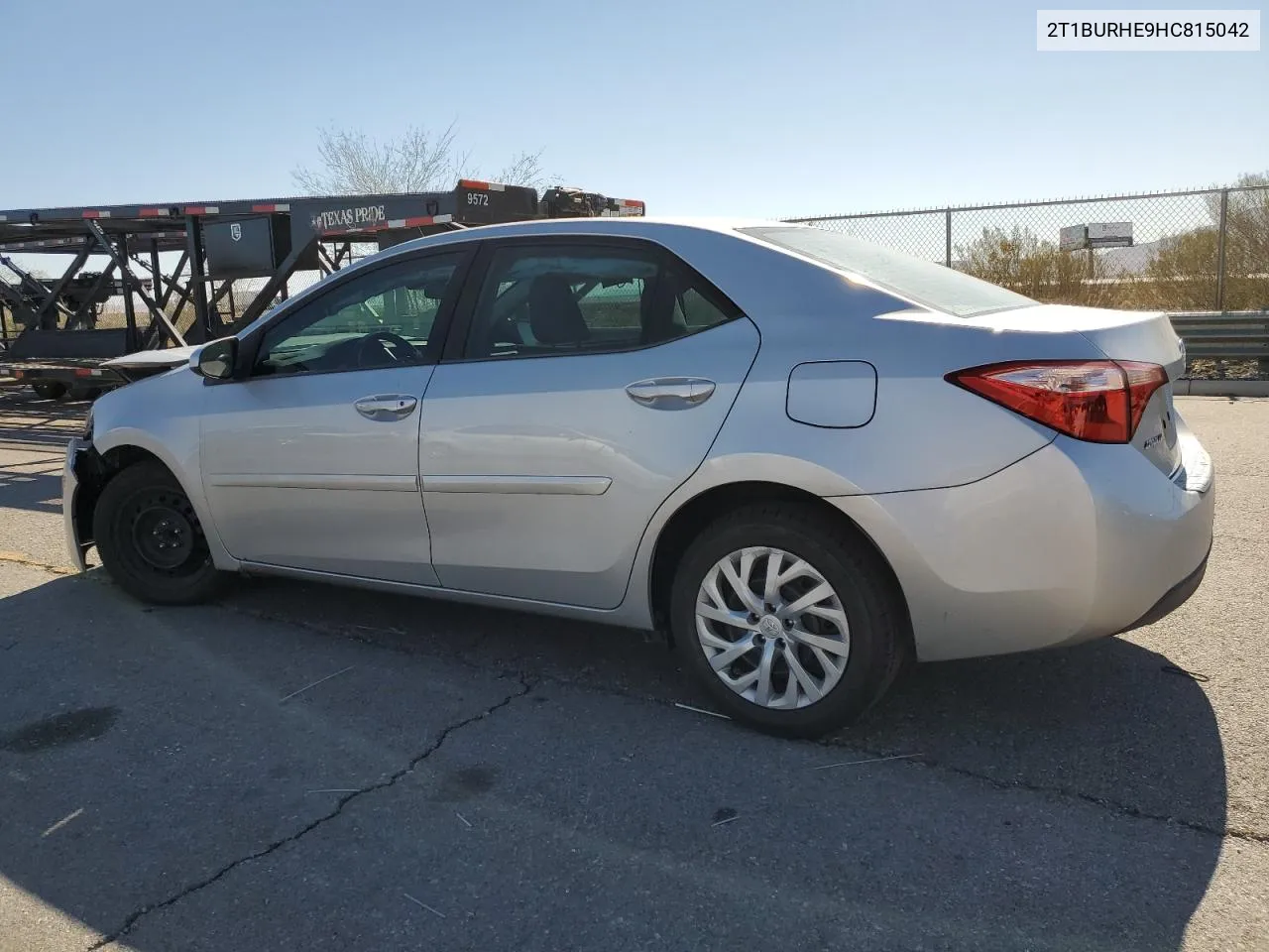 2017 Toyota Corolla L VIN: 2T1BURHE9HC815042 Lot: 75957744