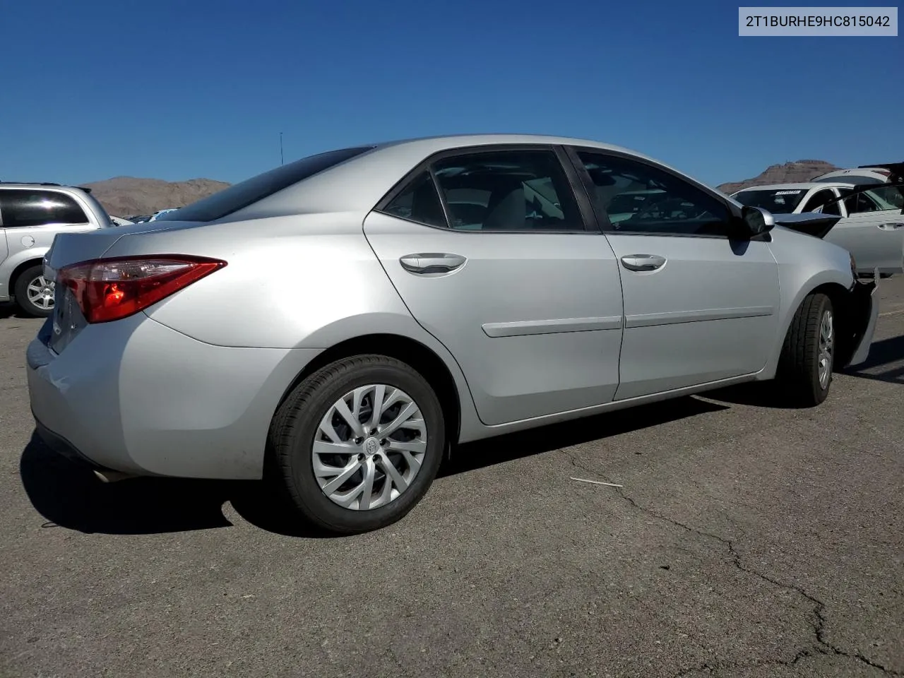 2017 Toyota Corolla L VIN: 2T1BURHE9HC815042 Lot: 75957744