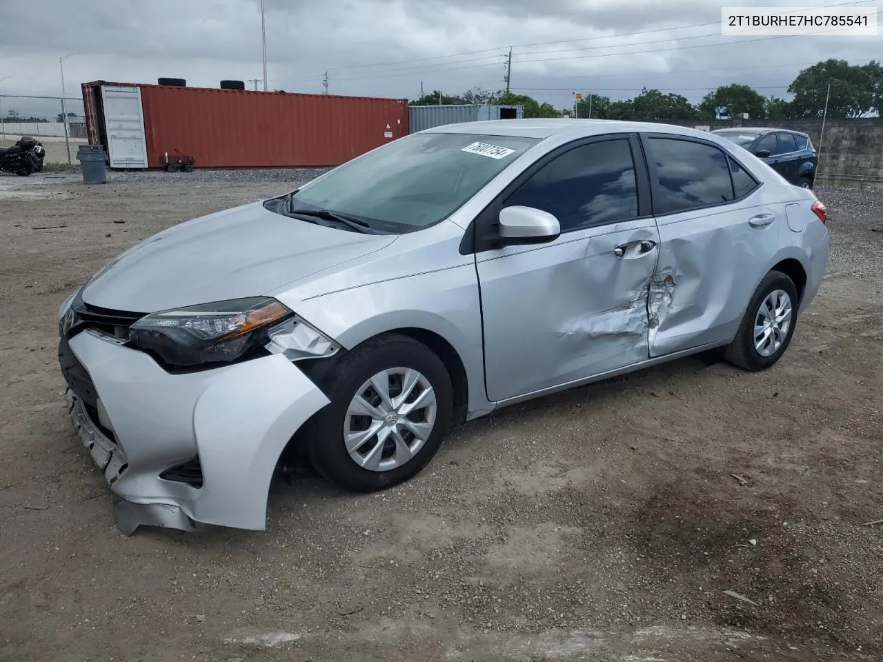 2017 Toyota Corolla L VIN: 2T1BURHE7HC785541 Lot: 76007754