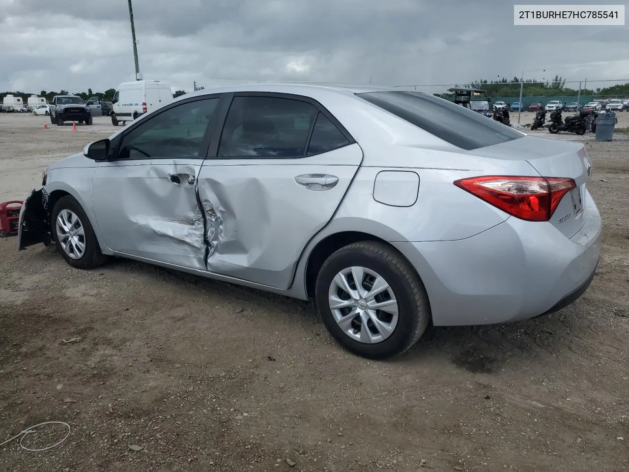 2017 Toyota Corolla L VIN: 2T1BURHE7HC785541 Lot: 76007754