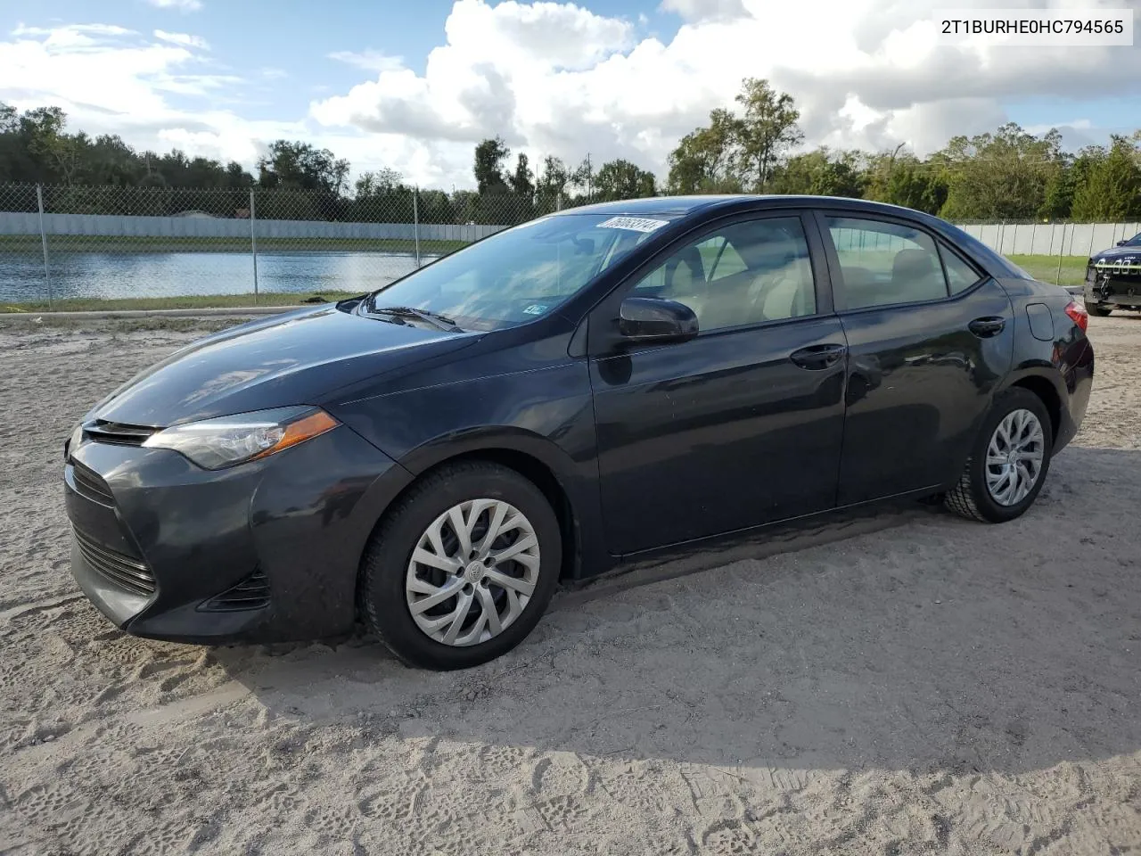 2017 Toyota Corolla L VIN: 2T1BURHE0HC794565 Lot: 76063314