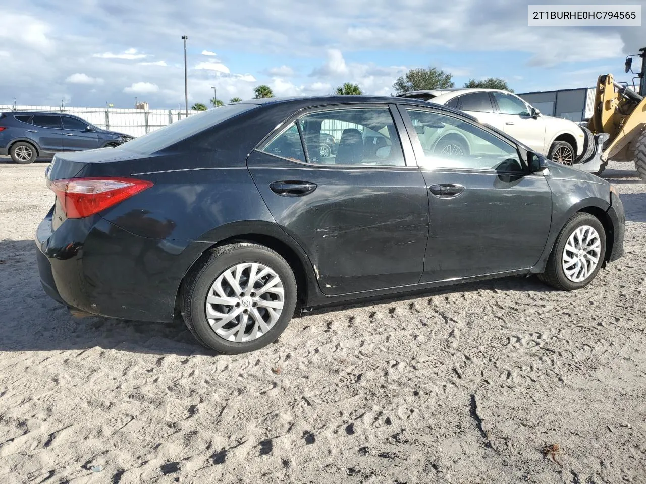 2017 Toyota Corolla L VIN: 2T1BURHE0HC794565 Lot: 76063314