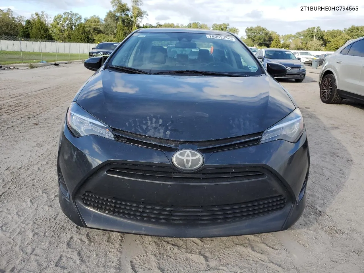 2017 Toyota Corolla L VIN: 2T1BURHE0HC794565 Lot: 76063314