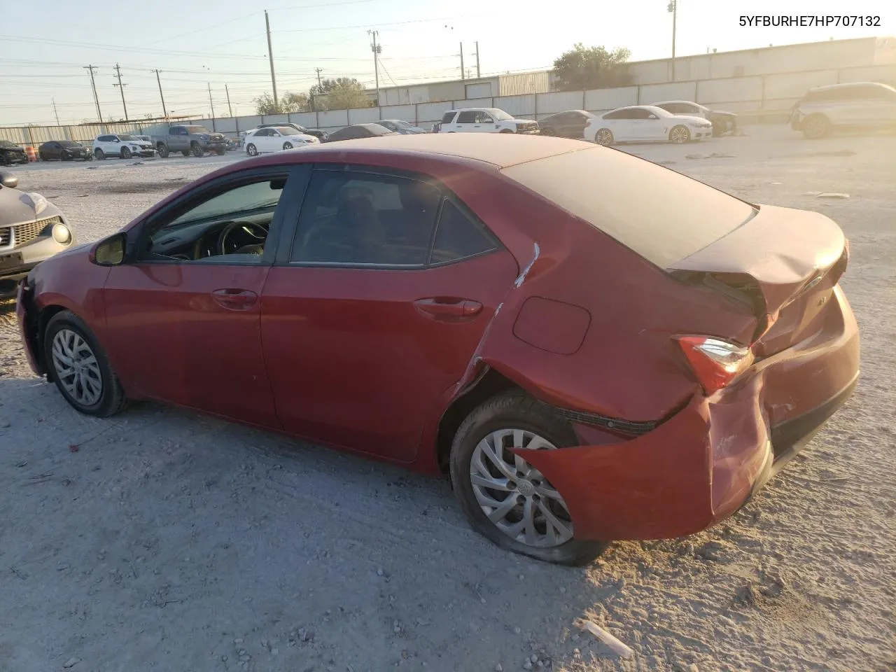 2017 Toyota Corolla L VIN: 5YFBURHE7HP707132 Lot: 76093974