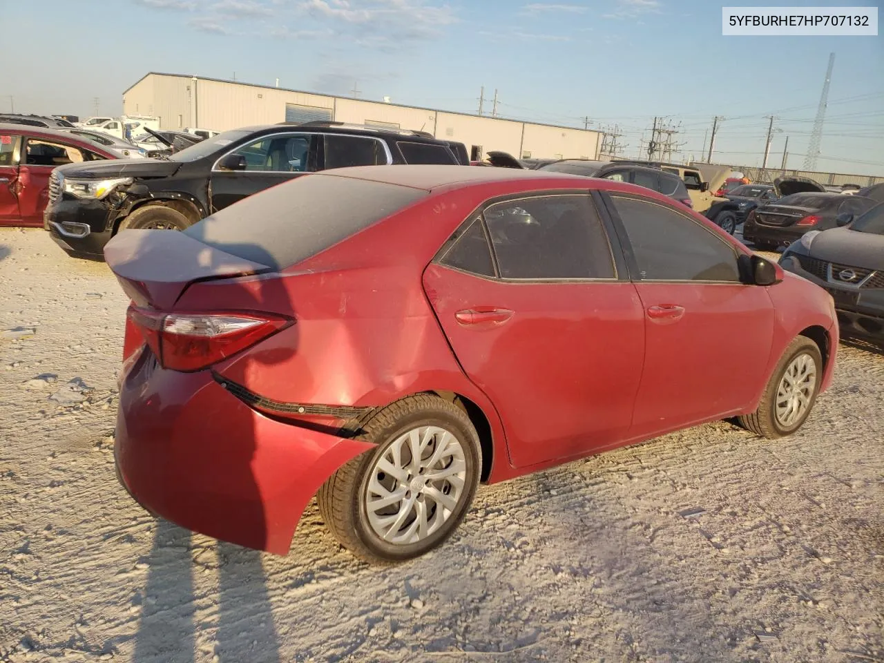 2017 Toyota Corolla L VIN: 5YFBURHE7HP707132 Lot: 76093974