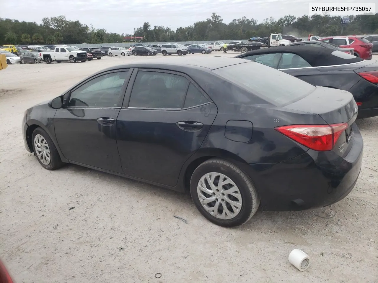 2017 Toyota Corolla L VIN: 5YFBURHE5HP735057 Lot: 76192784