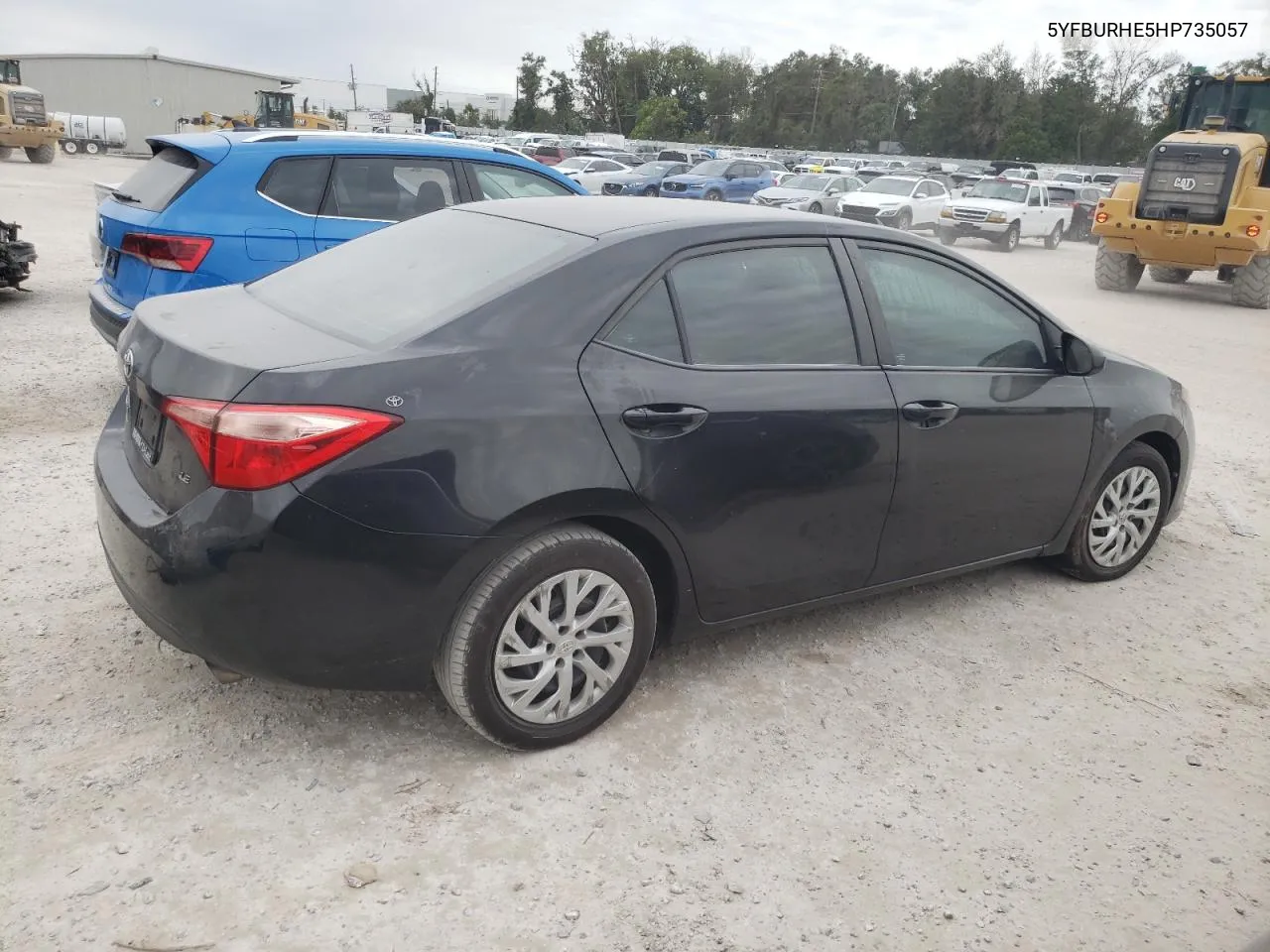 2017 Toyota Corolla L VIN: 5YFBURHE5HP735057 Lot: 76192784