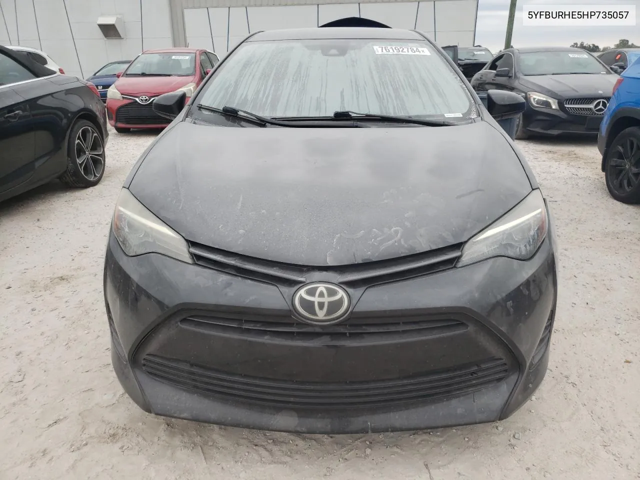 2017 Toyota Corolla L VIN: 5YFBURHE5HP735057 Lot: 76192784