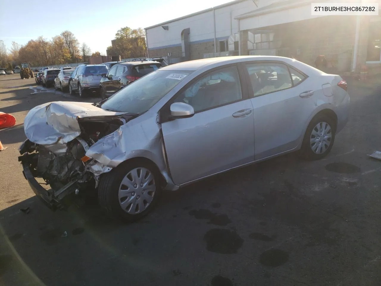 2017 Toyota Corolla L VIN: 2T1BURHE3HC867282 Lot: 76280624