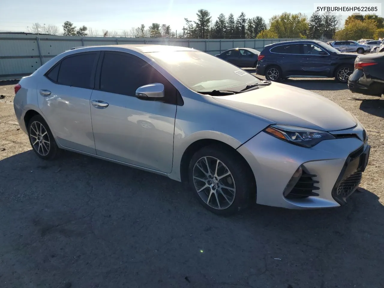 2017 Toyota Corolla L VIN: 5YFBURHE6HP622685 Lot: 76280654