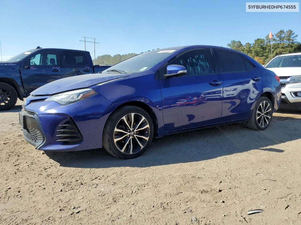 5YFBURHE0HP674555 2017 Toyota Corolla L