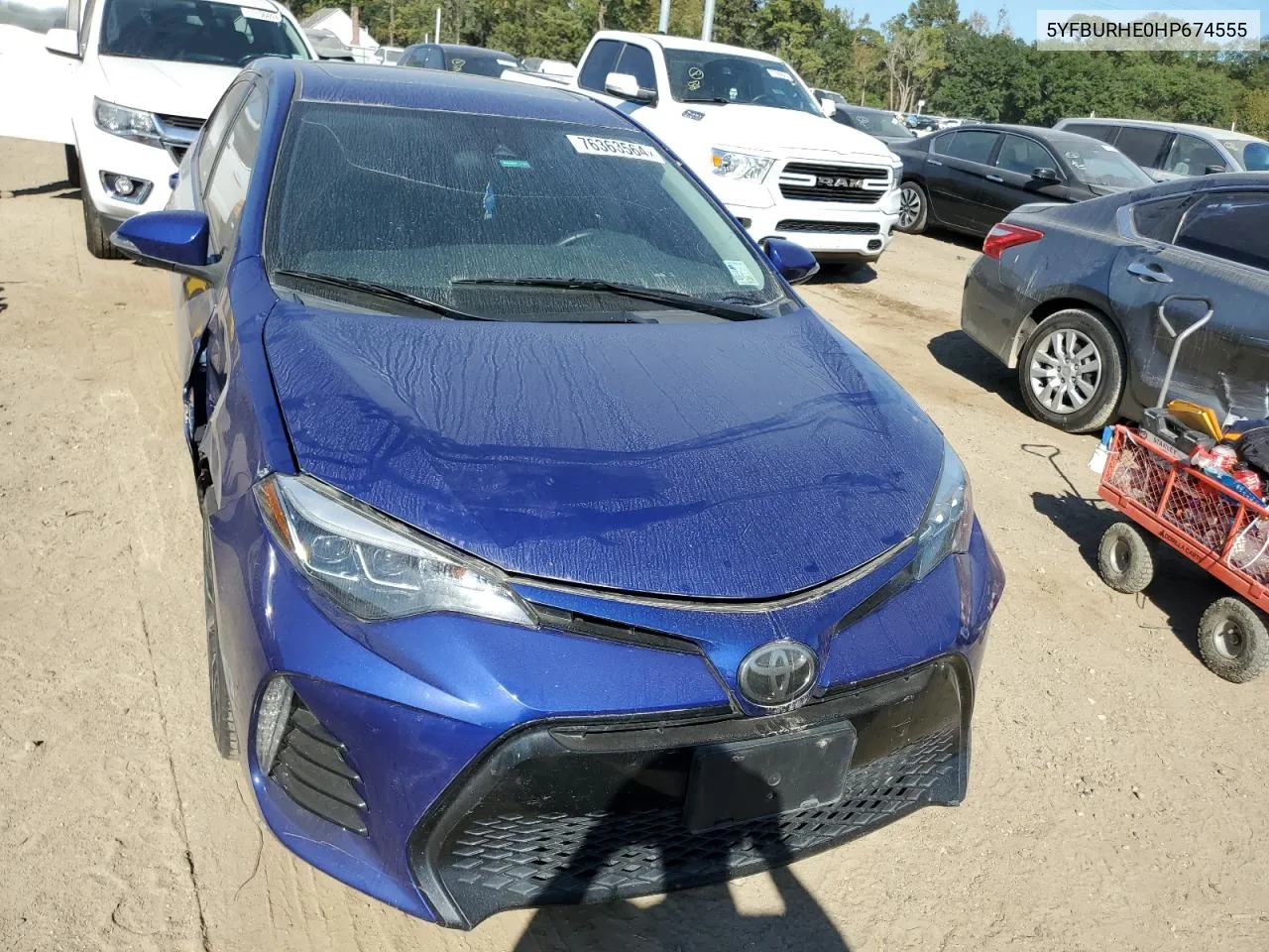 5YFBURHE0HP674555 2017 Toyota Corolla L