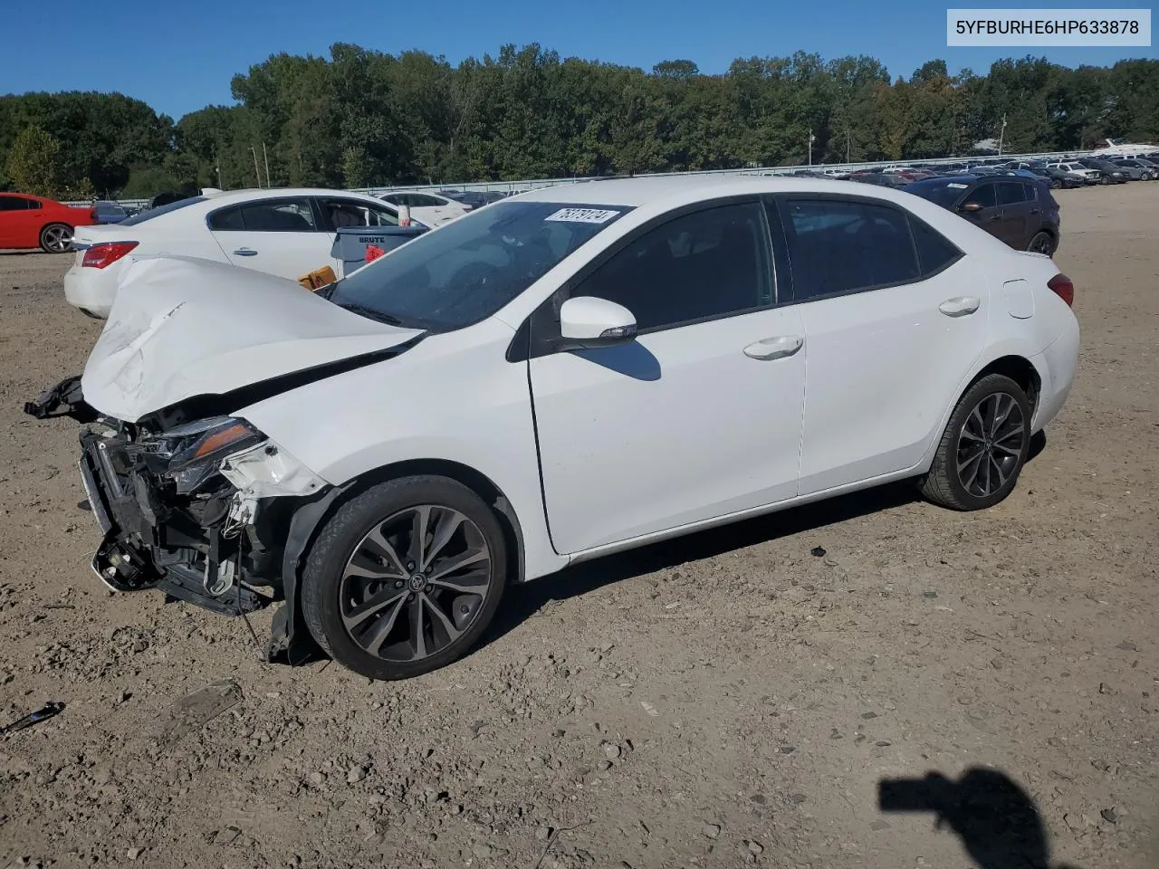 2017 Toyota Corolla L VIN: 5YFBURHE6HP633878 Lot: 76379124