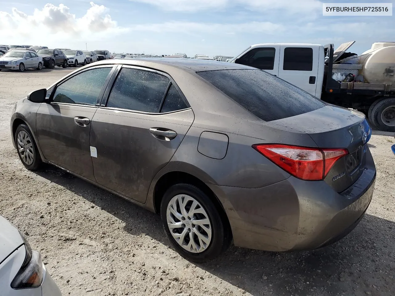 2017 Toyota Corolla L VIN: 5YFBURHE5HP725516 Lot: 76500074