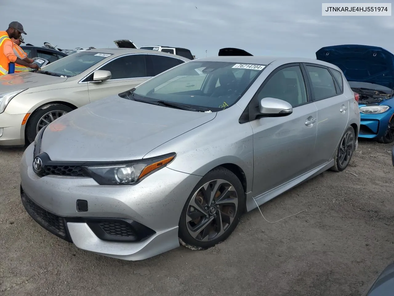 2017 Toyota Corolla Im VIN: JTNKARJE4HJ551974 Lot: 76714704