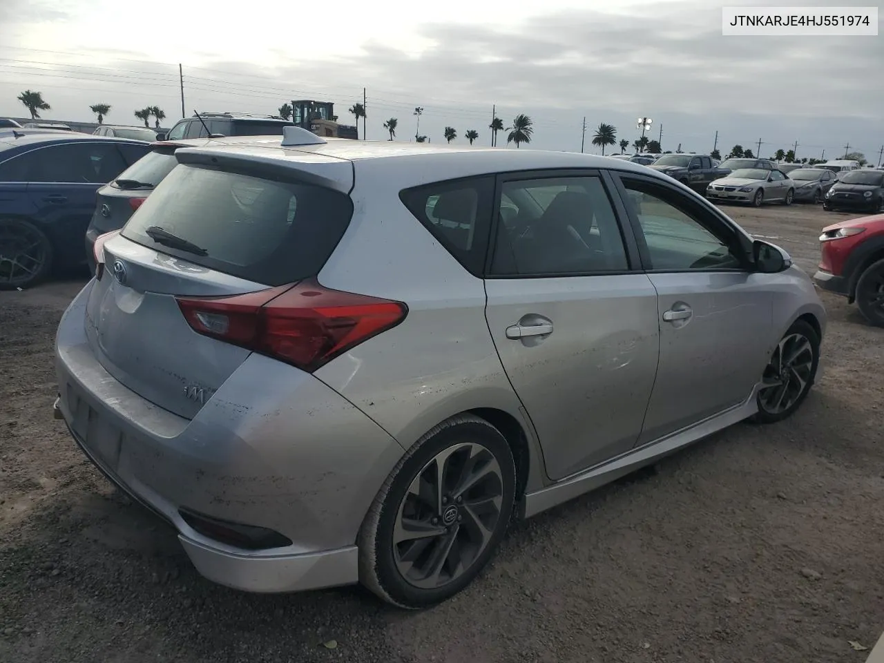 2017 Toyota Corolla Im VIN: JTNKARJE4HJ551974 Lot: 76714704