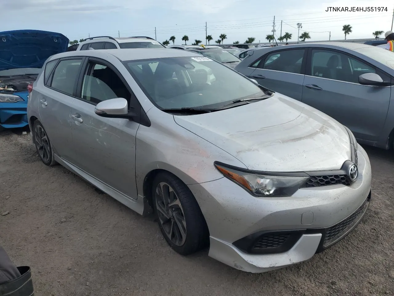 2017 Toyota Corolla Im VIN: JTNKARJE4HJ551974 Lot: 76714704