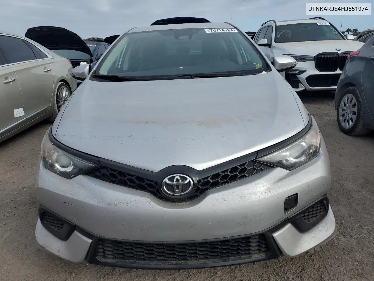 2017 Toyota Corolla Im VIN: JTNKARJE4HJ551974 Lot: 76714704