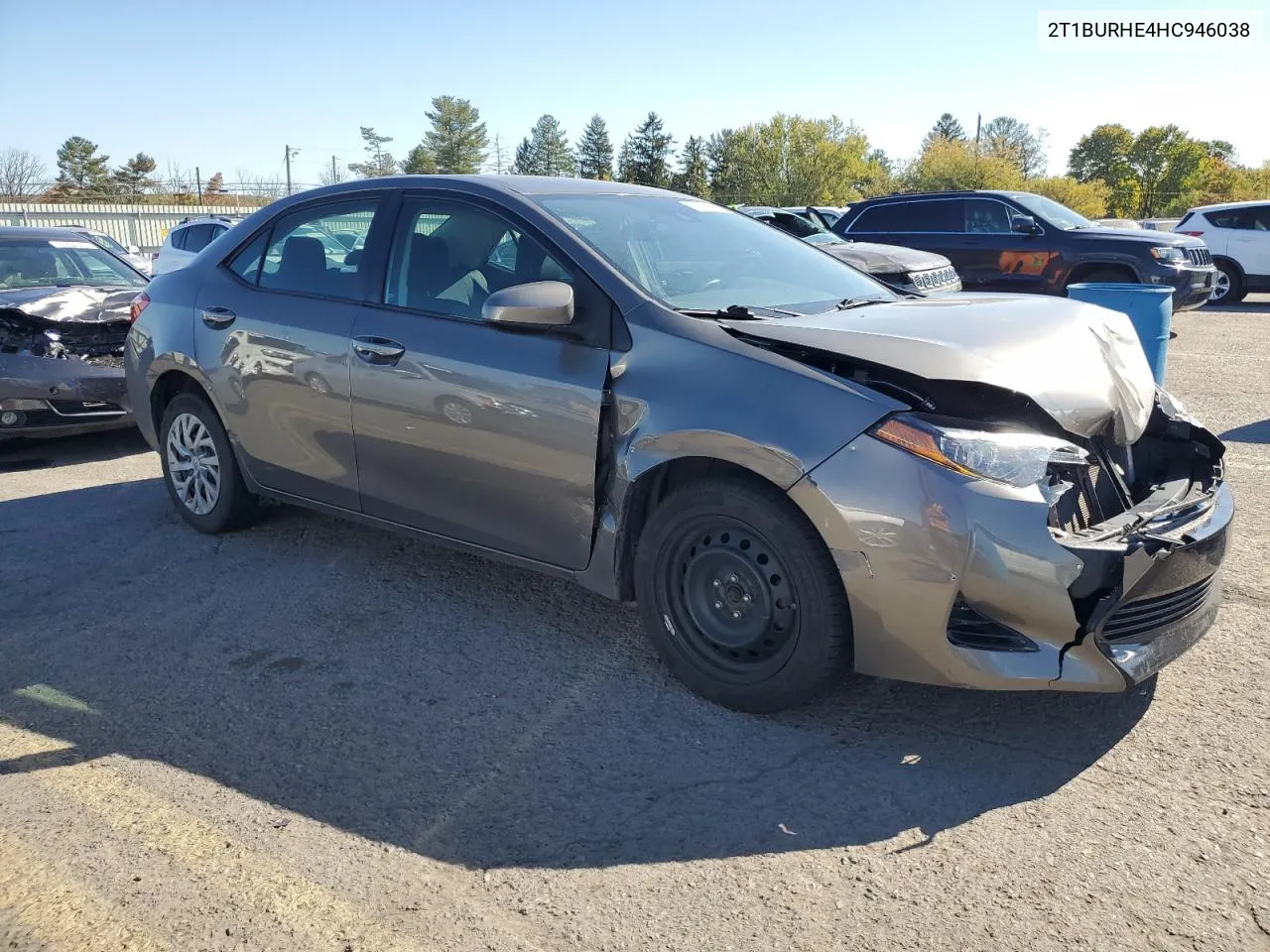 2017 Toyota Corolla L VIN: 2T1BURHE4HC946038 Lot: 76970724