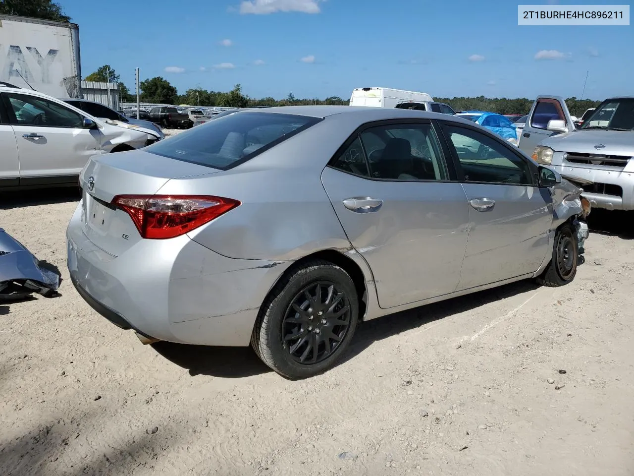 2017 Toyota Corolla L VIN: 2T1BURHE4HC896211 Lot: 76978224