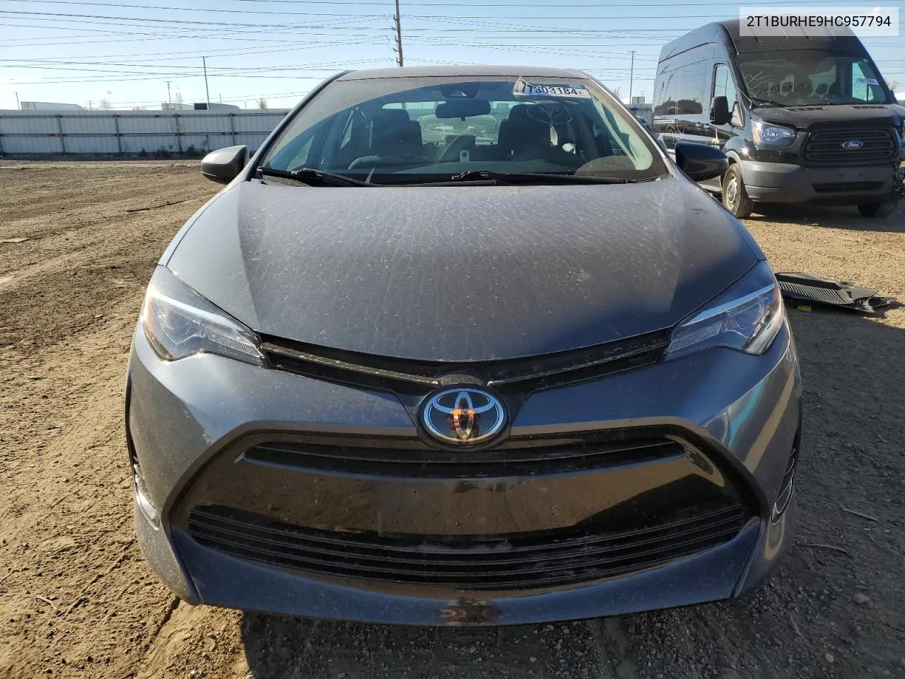 2017 Toyota Corolla L VIN: 2T1BURHE9HC957794 Lot: 77303184