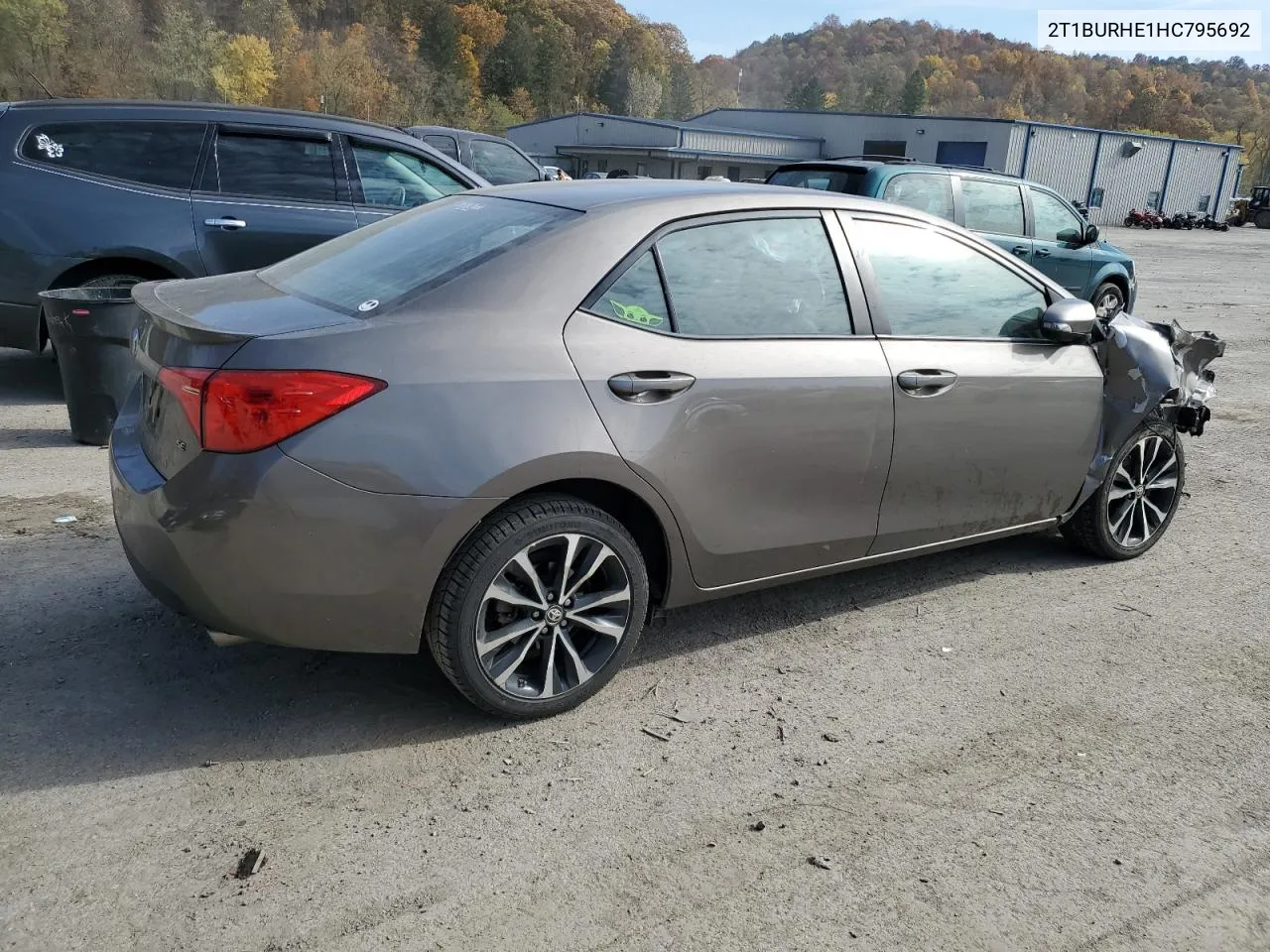 2017 Toyota Corolla L VIN: 2T1BURHE1HC795692 Lot: 77313554