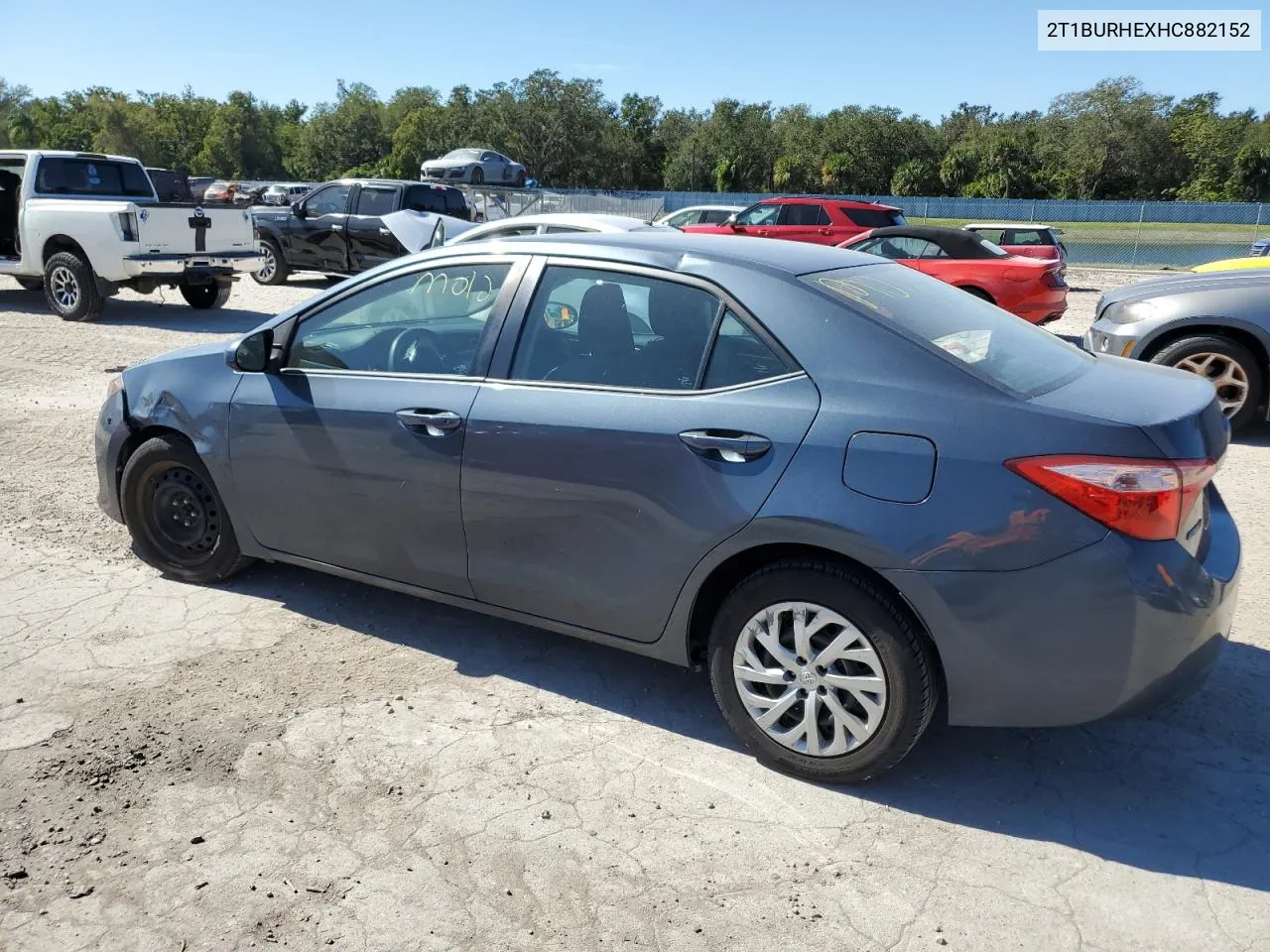 2017 Toyota Corolla L VIN: 2T1BURHEXHC882152 Lot: 77411804