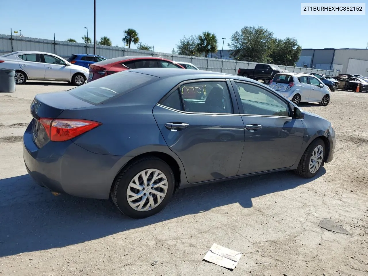 2017 Toyota Corolla L VIN: 2T1BURHEXHC882152 Lot: 77411804