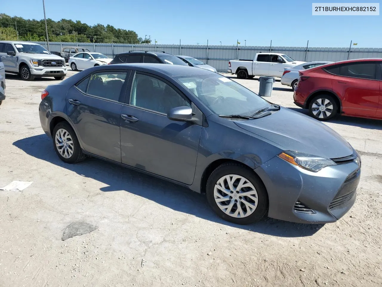 2017 Toyota Corolla L VIN: 2T1BURHEXHC882152 Lot: 77411804