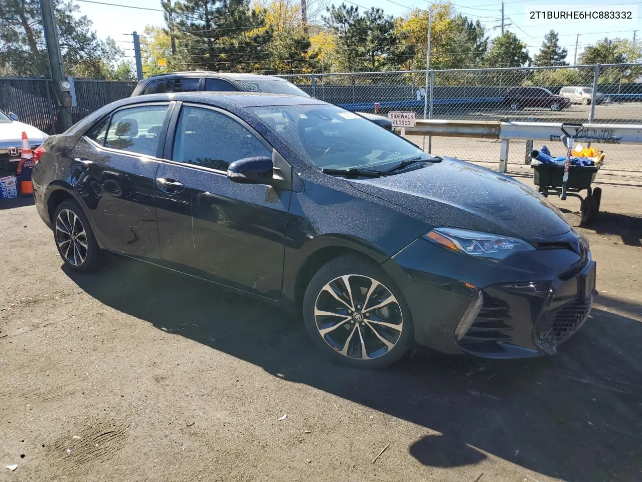 2017 Toyota Corolla L VIN: 2T1BURHE6HC883332 Lot: 77467054