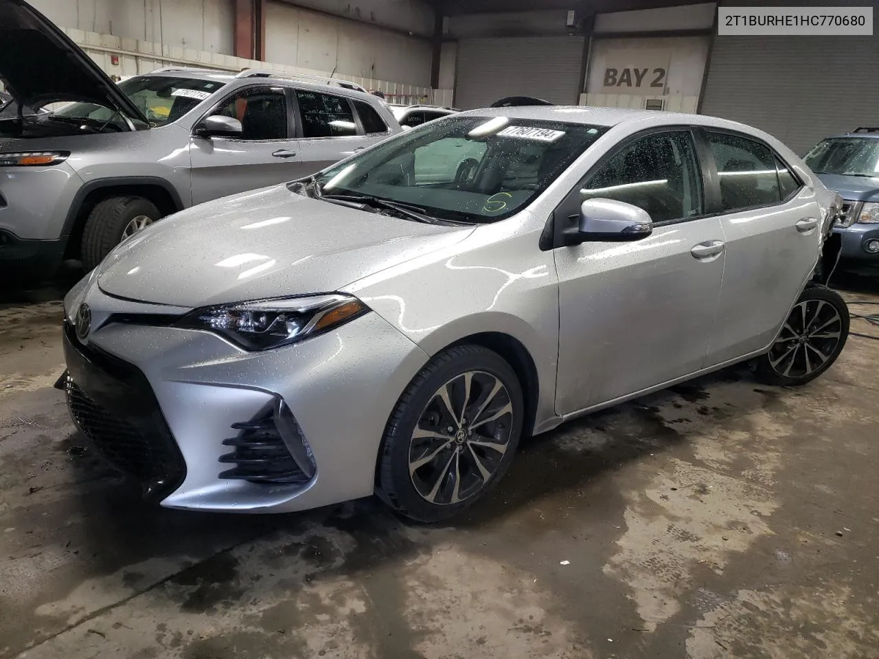 2017 Toyota Corolla L VIN: 2T1BURHE1HC770680 Lot: 77607194