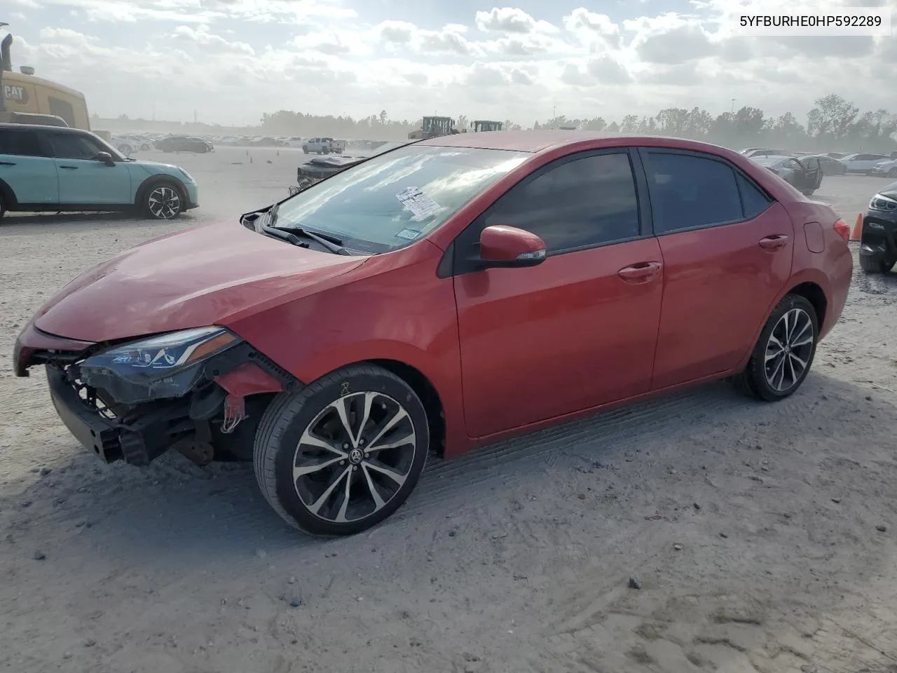 2017 Toyota Corolla L VIN: 5YFBURHE0HP592289 Lot: 77645804