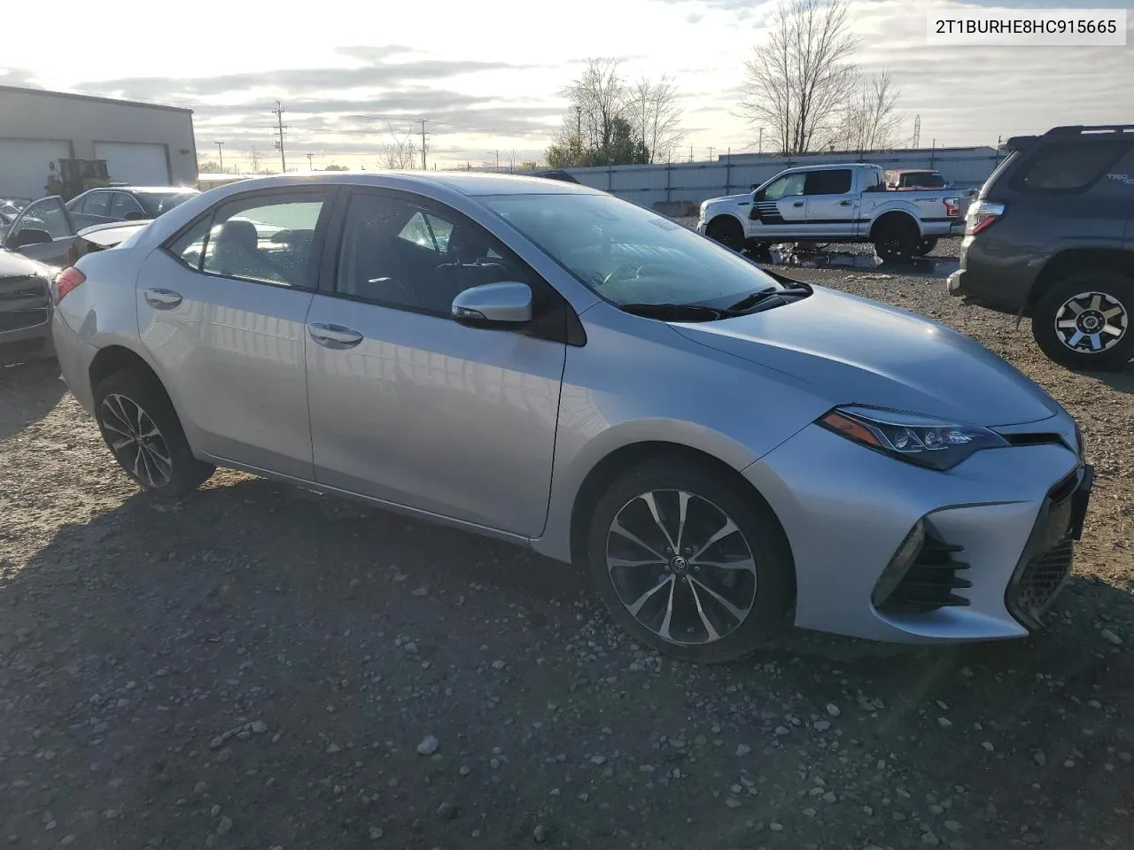 2017 Toyota Corolla L VIN: 2T1BURHE8HC915665 Lot: 77687444