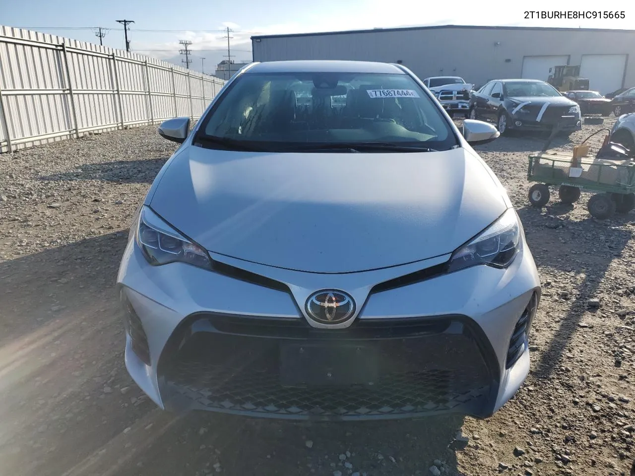 2017 Toyota Corolla L VIN: 2T1BURHE8HC915665 Lot: 77687444