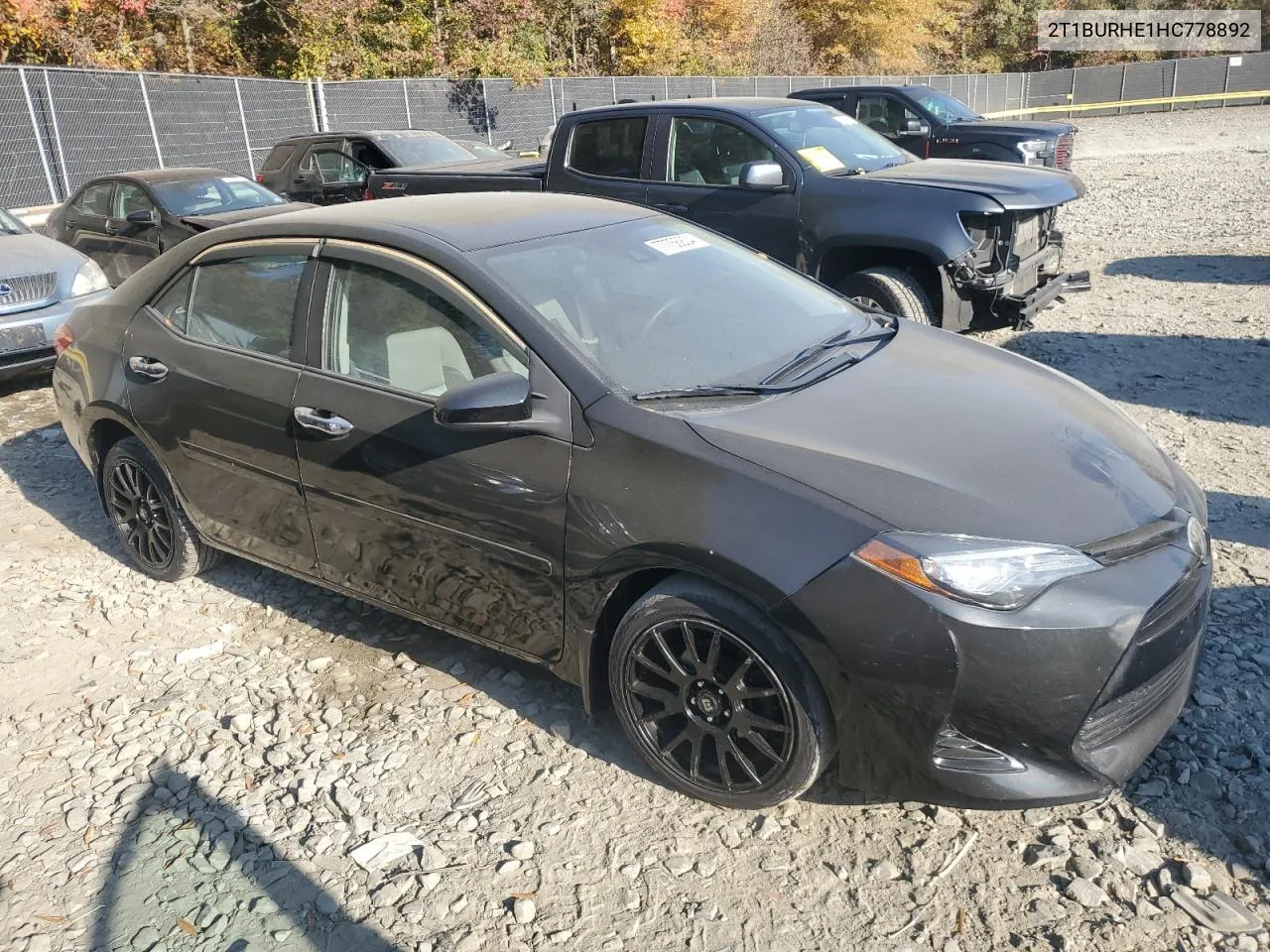 2017 Toyota Corolla L VIN: 2T1BURHE1HC778892 Lot: 77756804