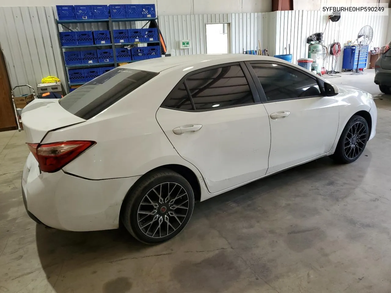 2017 Toyota Corolla L VIN: 5YFBURHE0HP590249 Lot: 77802624