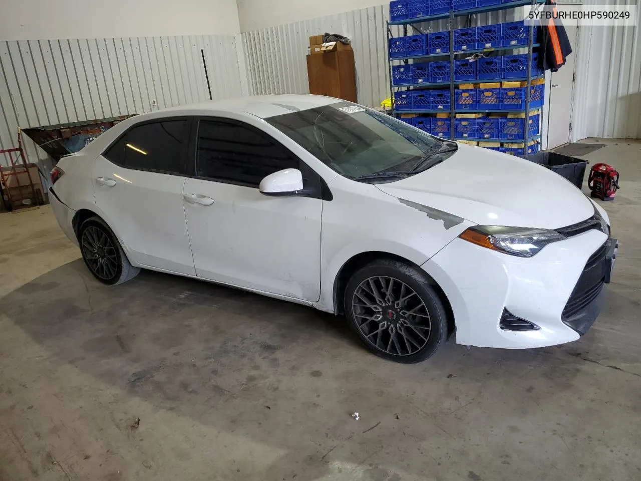 2017 Toyota Corolla L VIN: 5YFBURHE0HP590249 Lot: 77802624