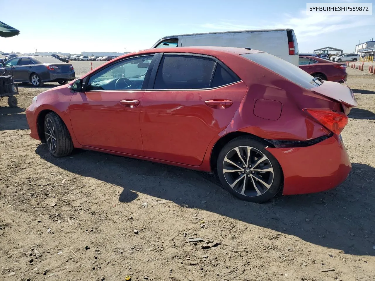 2017 Toyota Corolla L VIN: 5YFBURHE3HP589872 Lot: 77851534