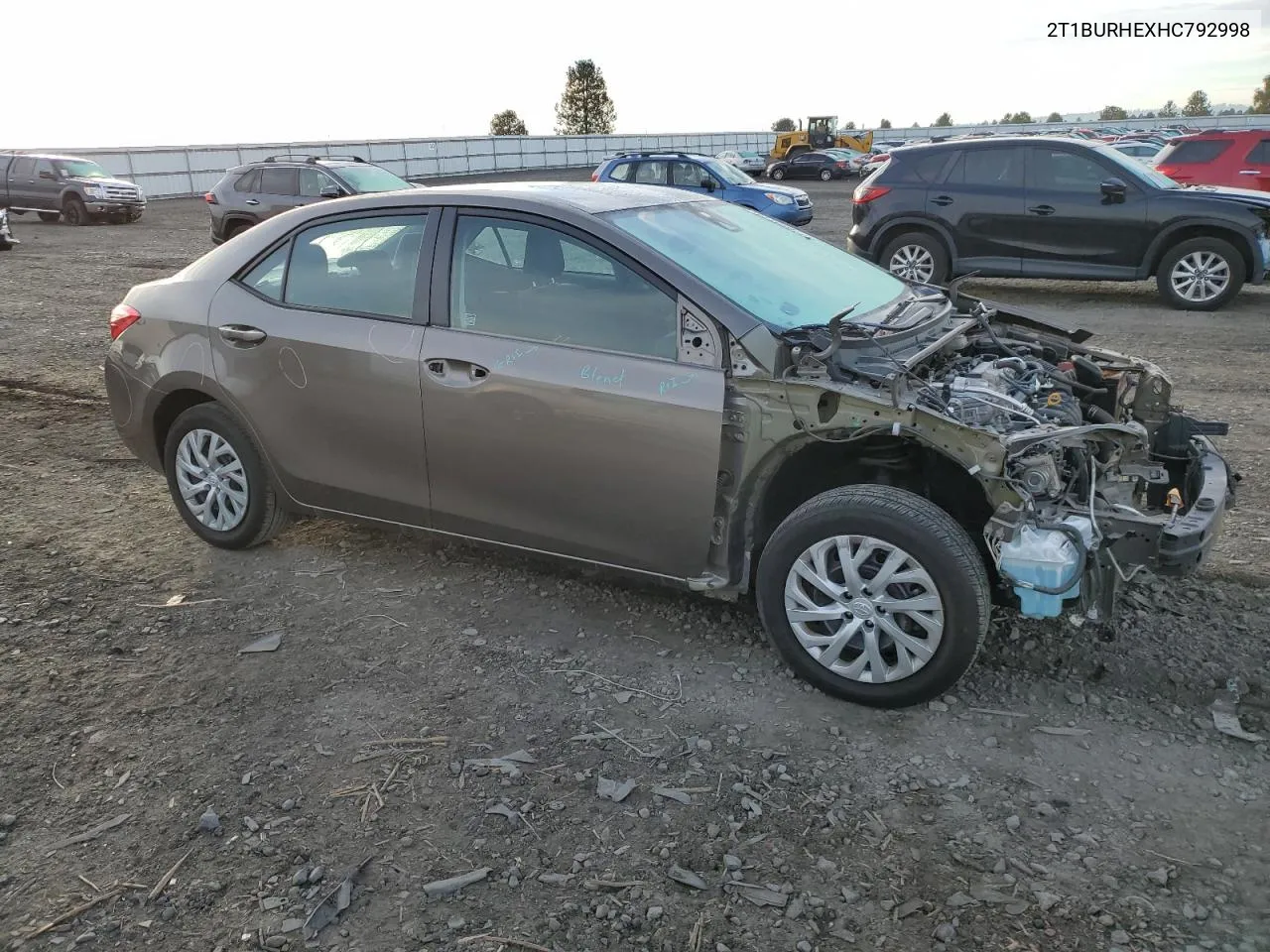 2017 Toyota Corolla L VIN: 2T1BURHEXHC792998 Lot: 77868814