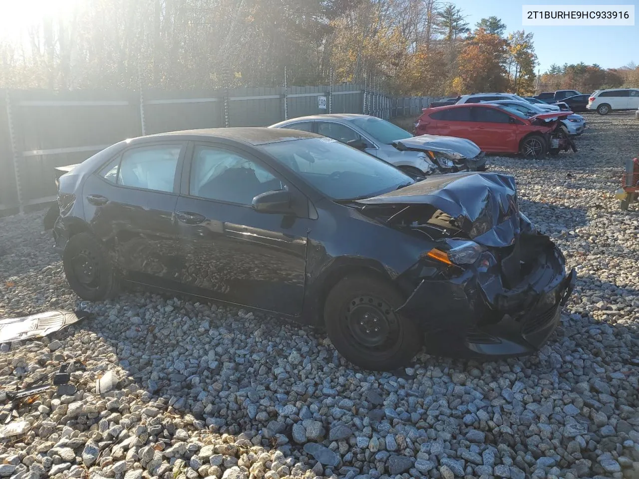 2017 Toyota Corolla L VIN: 2T1BURHE9HC933916 Lot: 77880954