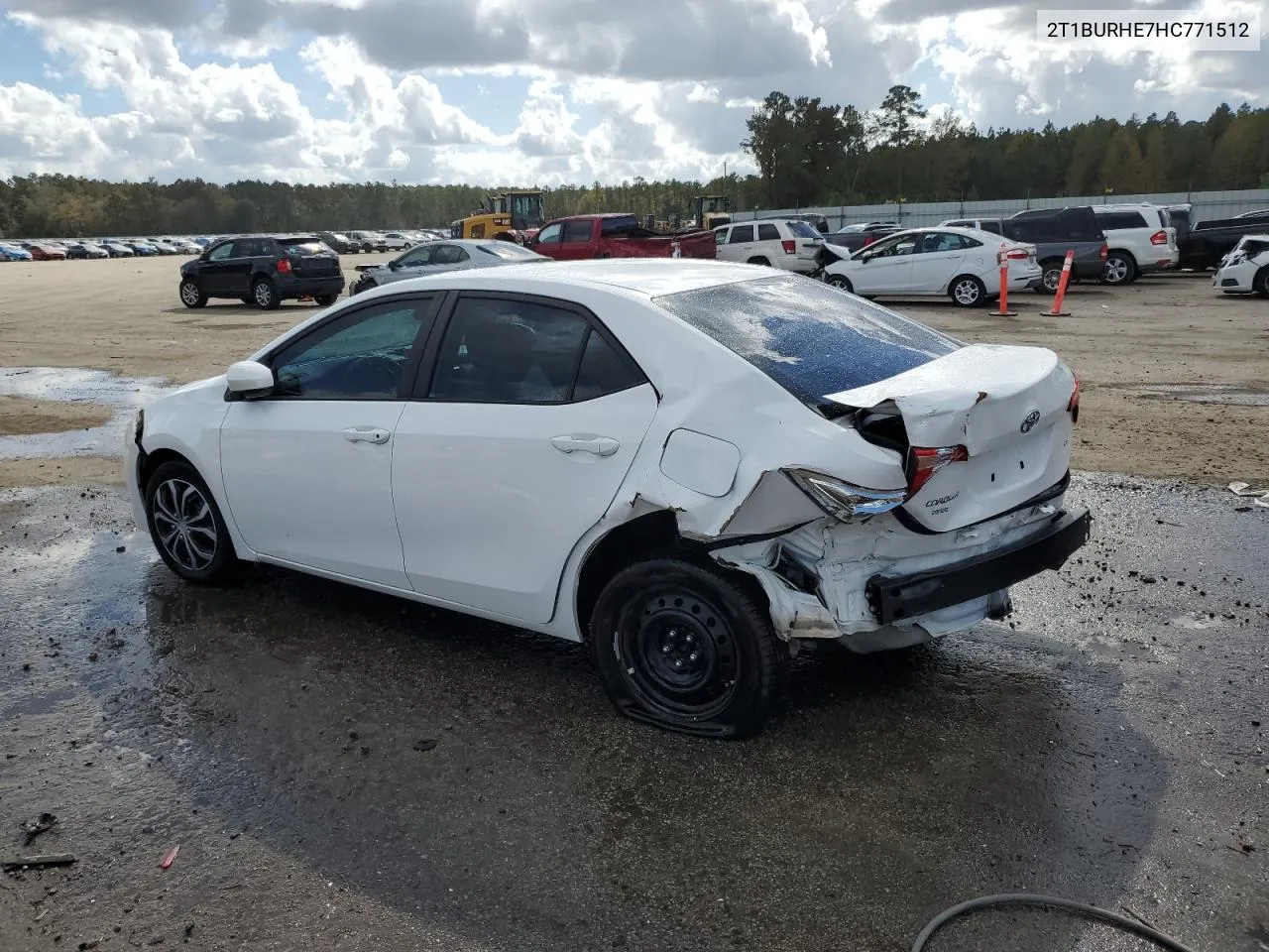 2017 Toyota Corolla L VIN: 2T1BURHE7HC771512 Lot: 77957144